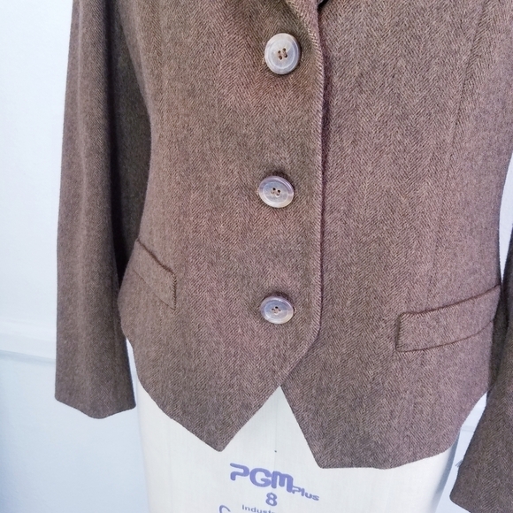 Max Mara | Wool Angora Blend Blazer, Brown… - Picture 11 of 14